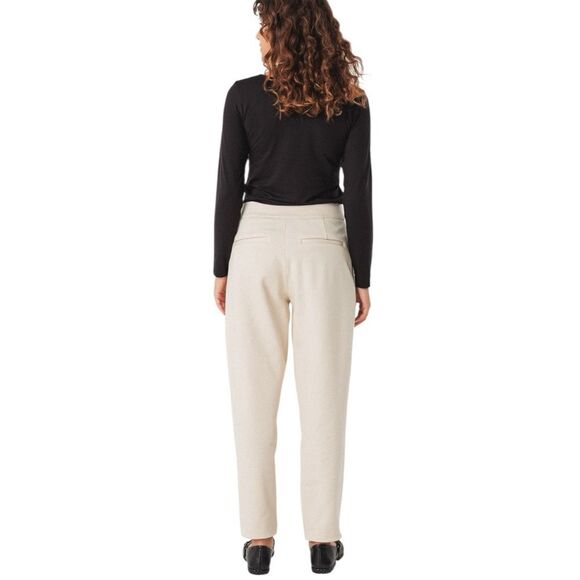 SKFK Goiane Ankle Length Pants Crossover Pleat Flap Cream EU 38 | US 6 Reg $149 - Picture 3 of 12